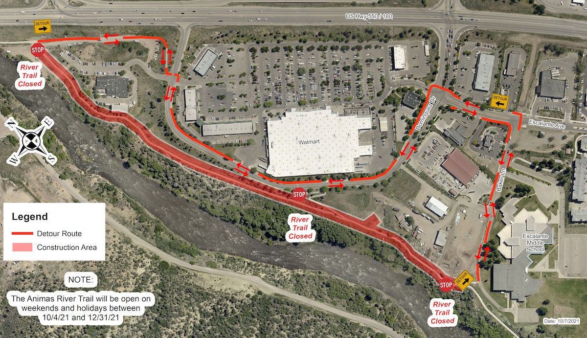 bodo construction detour map