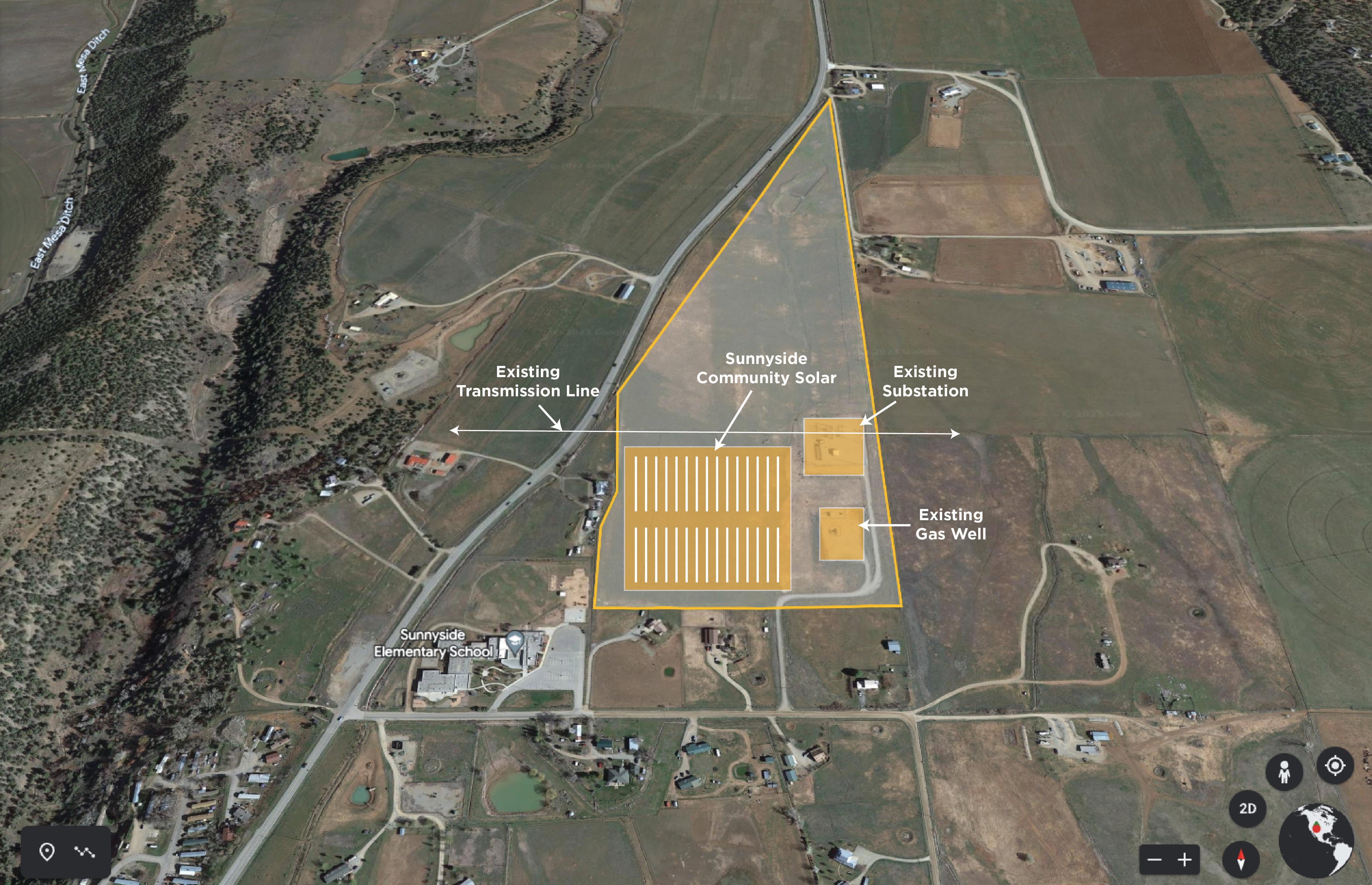 Sunnyside Community Solar Garden proposal of new construction