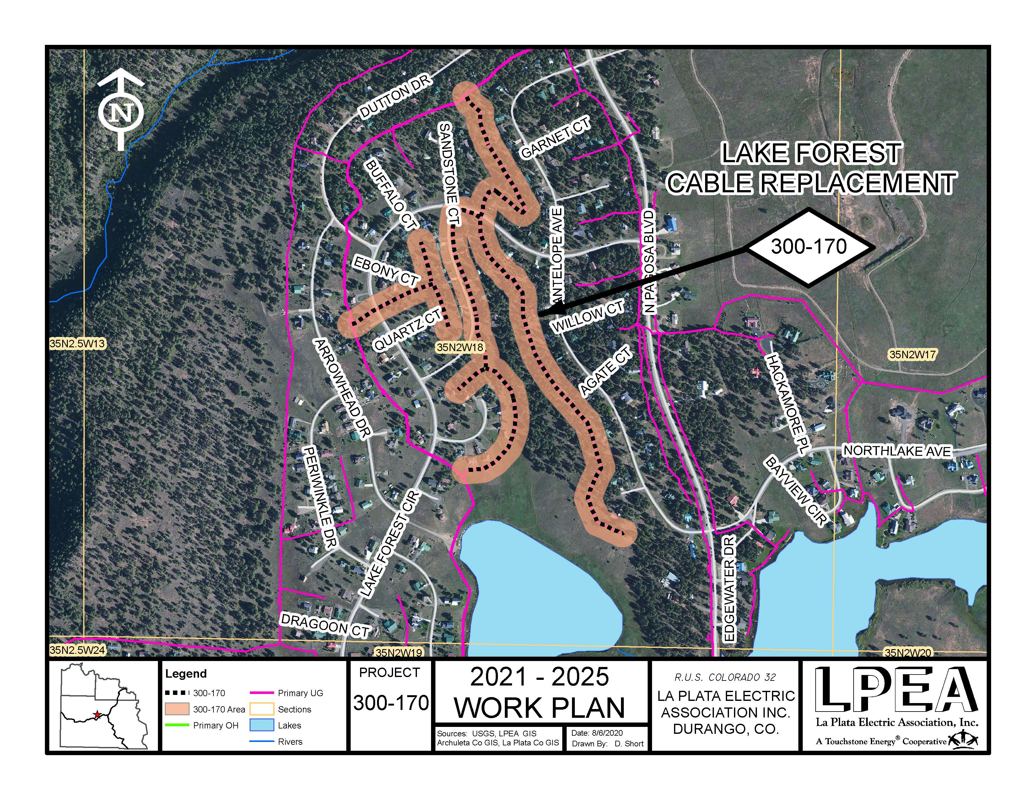 300-170 Lake Forest Construction Map