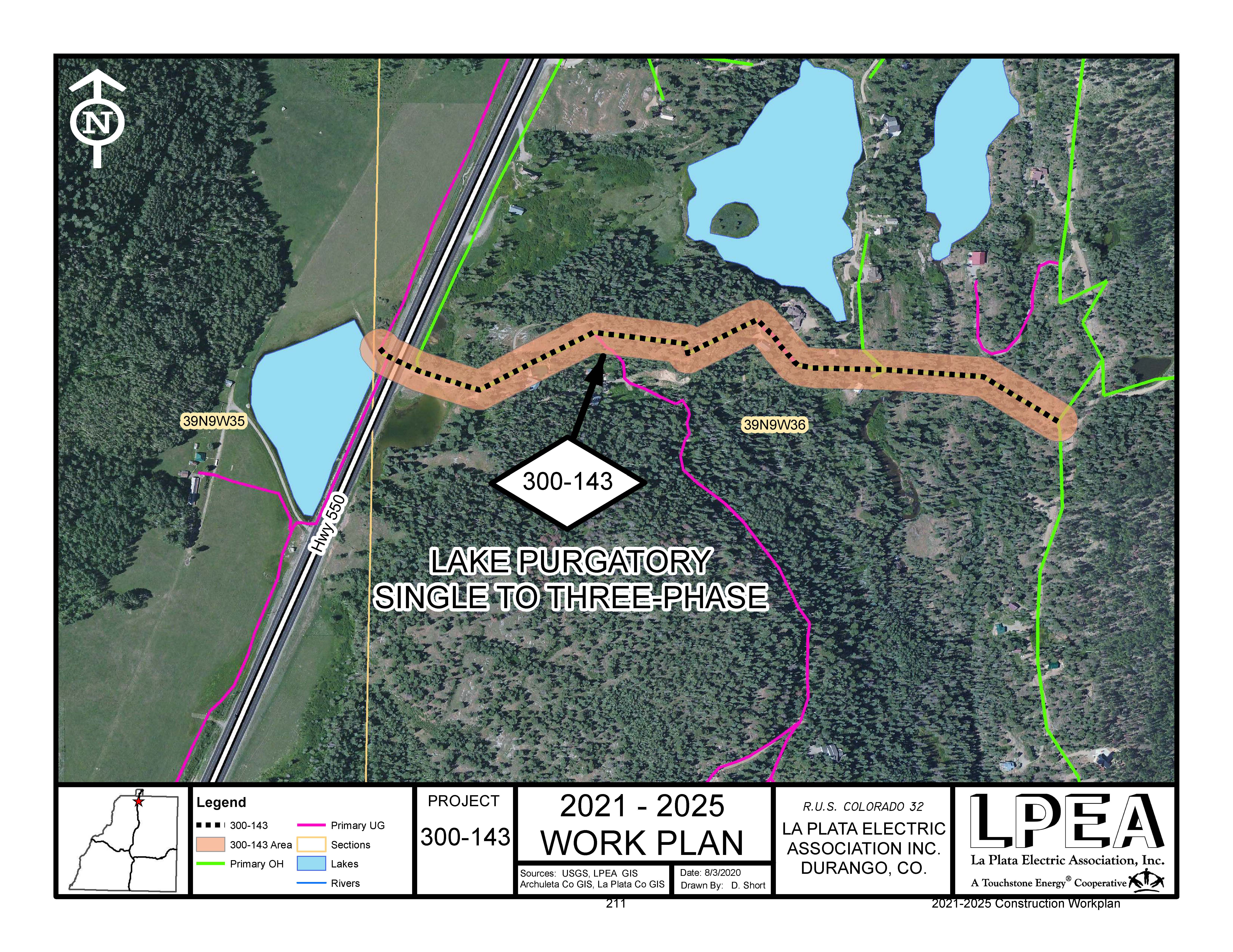 Construction map Lake Purgatory