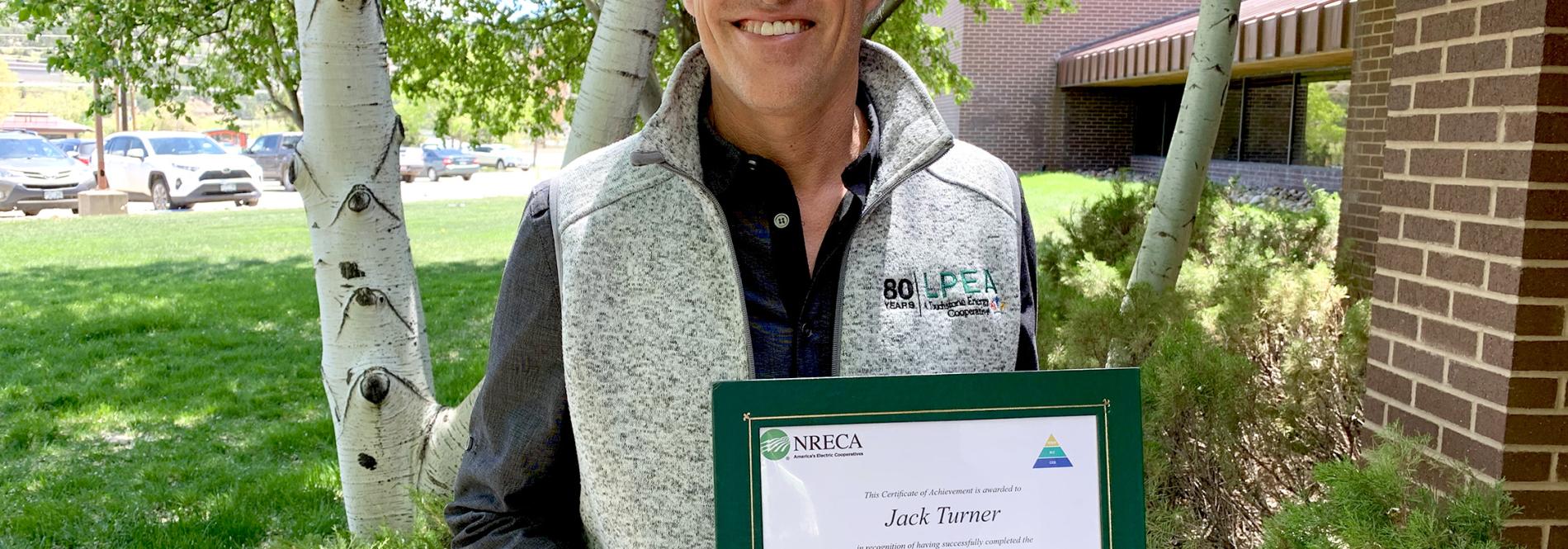 LPEA Director Jack Turner earns industry credentials from NRECA