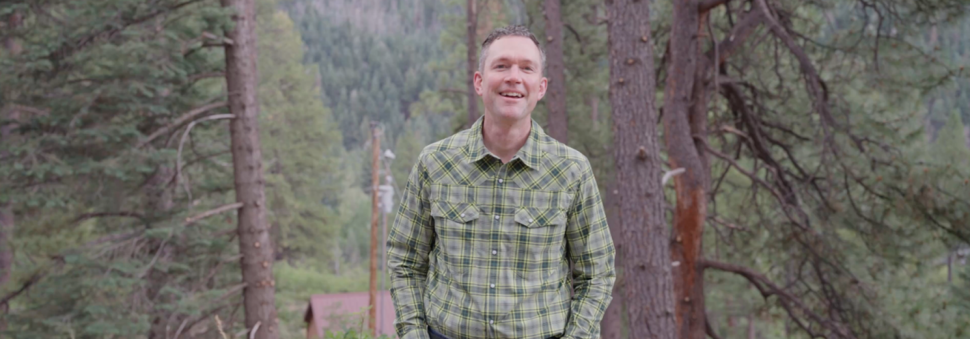 Chris in woodland 