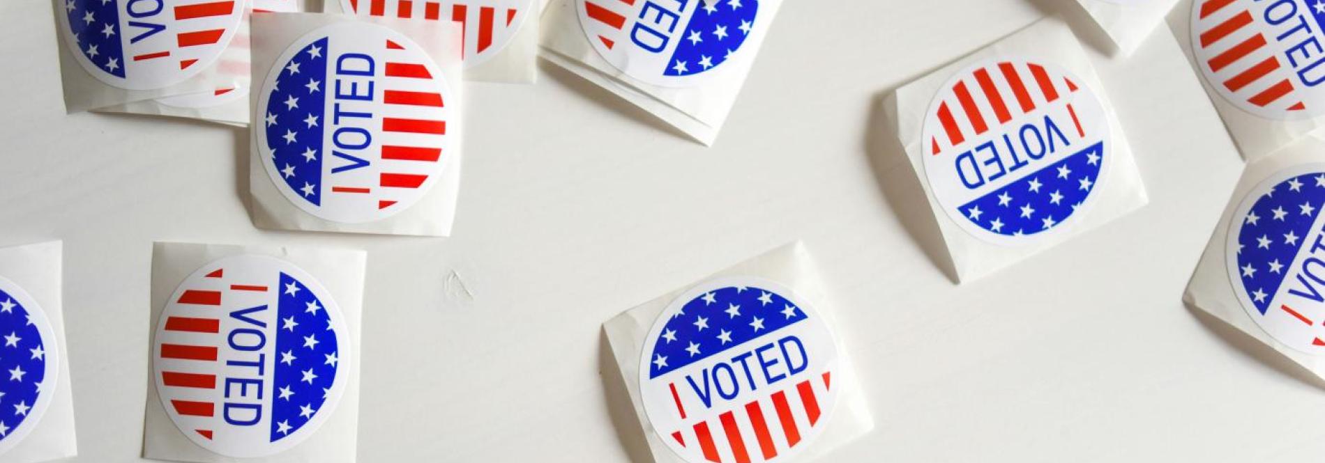 Voting stickers